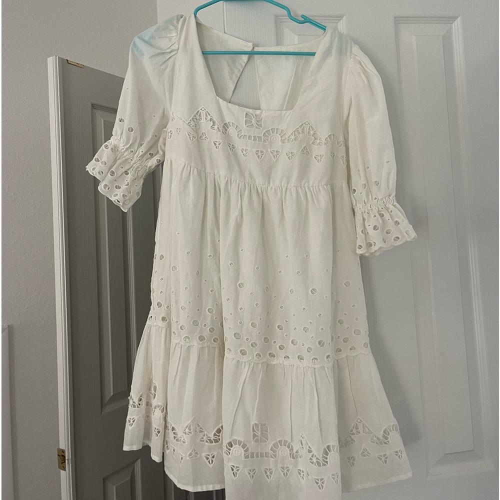 Anthropologie “forever that girl” size xs white/cream dress
